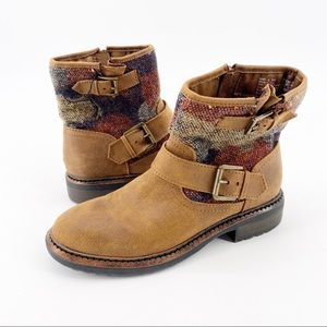 Sonoma Womens Size 6M Cecilia Brown Ankle Boots